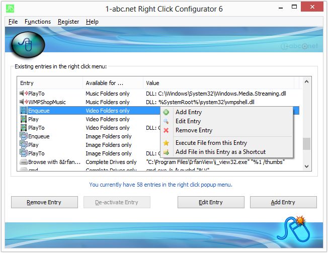 1-abc.net Right Click Configurator 6.00