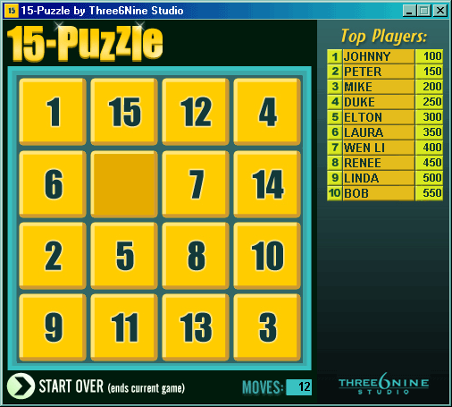 15-Puzzle 1.0