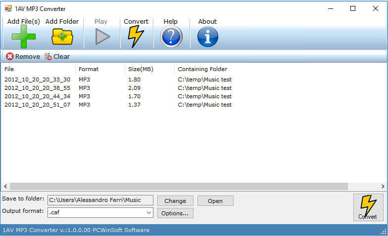 1AV MP3 Converter 1.0.0.70