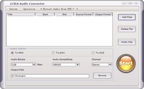 1Click Audio Converter Free 2.3.5.6