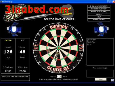 3-IN-A-BED WORLD DARTS 16.0