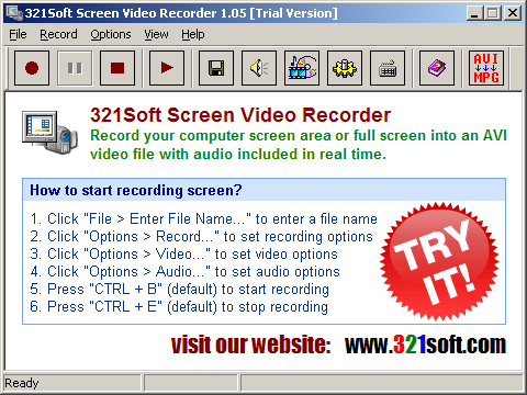 321Soft Screen Video Recorder 1.05.2