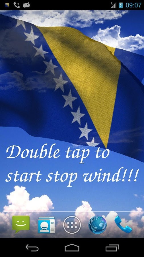 3D Bosnia Flag Live Wallpaper+ 2.0.6