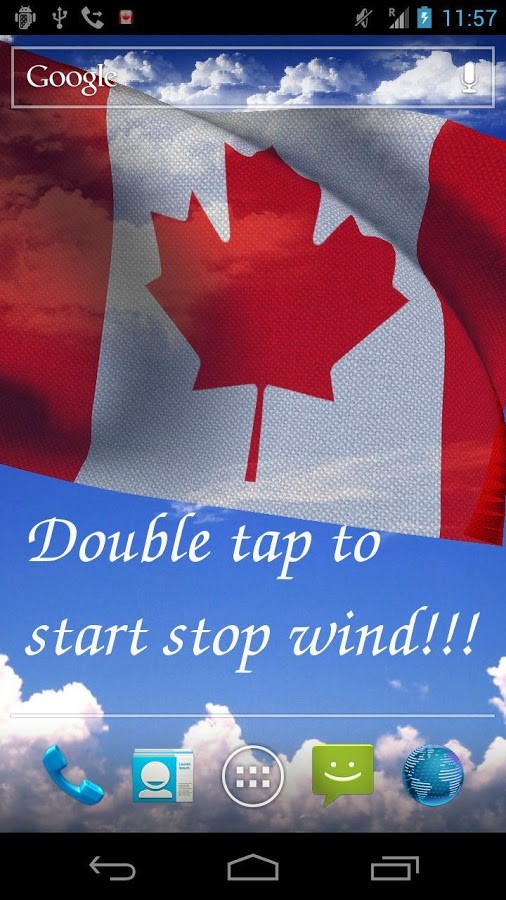 3D Canada Flag Live Wallpaper+ 2.0.6