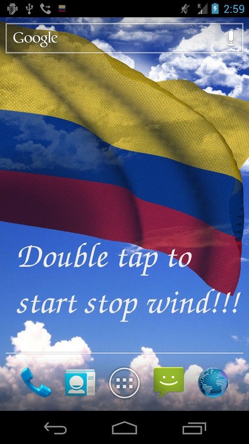 3D Colombia Flag LWP + 2.0.6