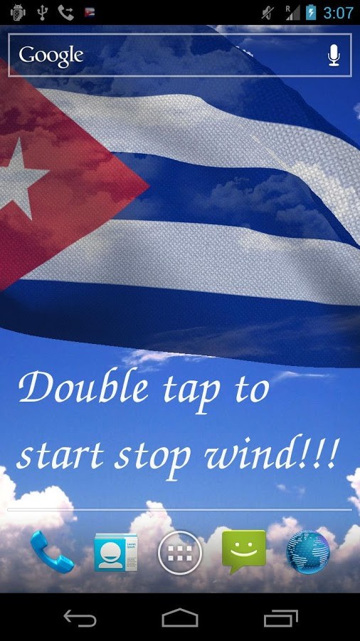 3D Cuba Flag Live Wallpaper + 2.0.6