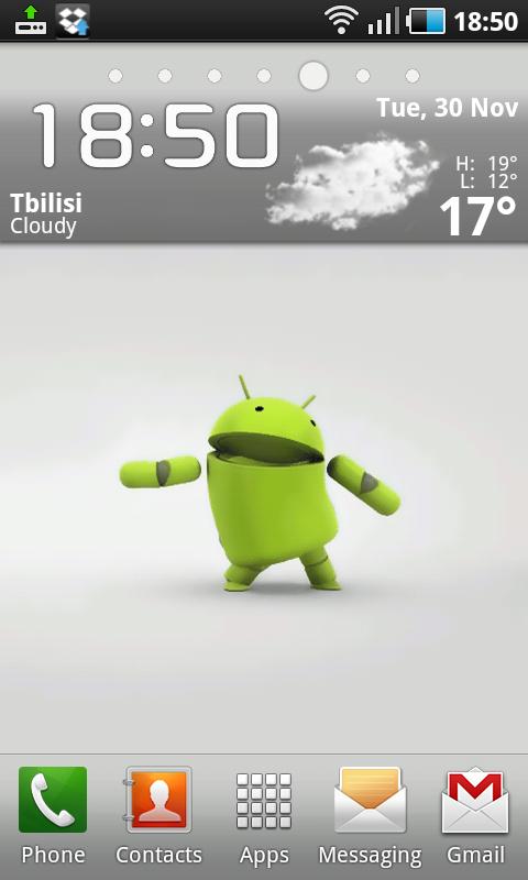 3D Dancing Android Boy LWP 4.0.0