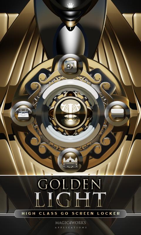 3D golden light GO Locker 1.0