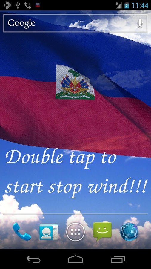 3D Haiti Flag Live Wallpaper + 2.0.6