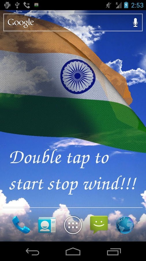 3D India Flag Live Wallpaper + 2.0.6