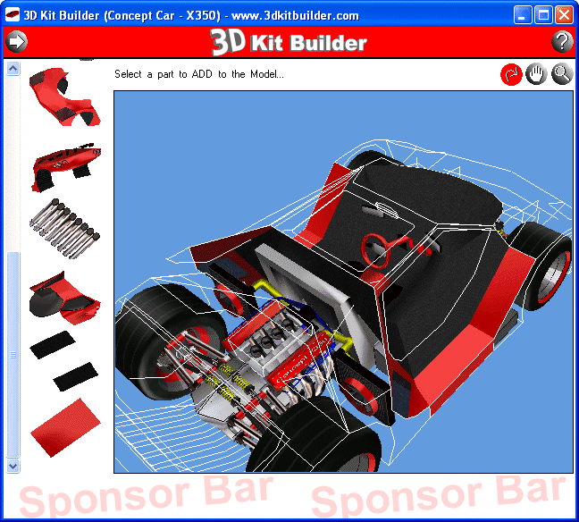 3D Kit Builder (Concept Car - X350) 3.5
