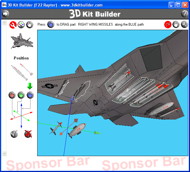 3D Kit Builder (F22 Raptor) 3.5