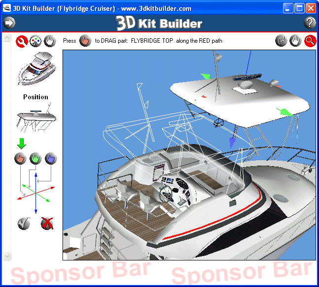 3D Kit Builder (Flybridge Cruiser) 3.5