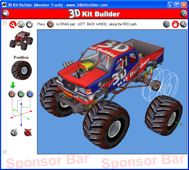 3D Kit Builder (Monster Truck) 3.5