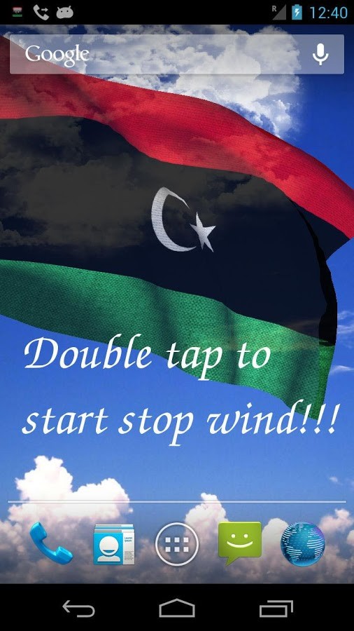 3D Libya Flag Live Wallpaper + 2.0.6
