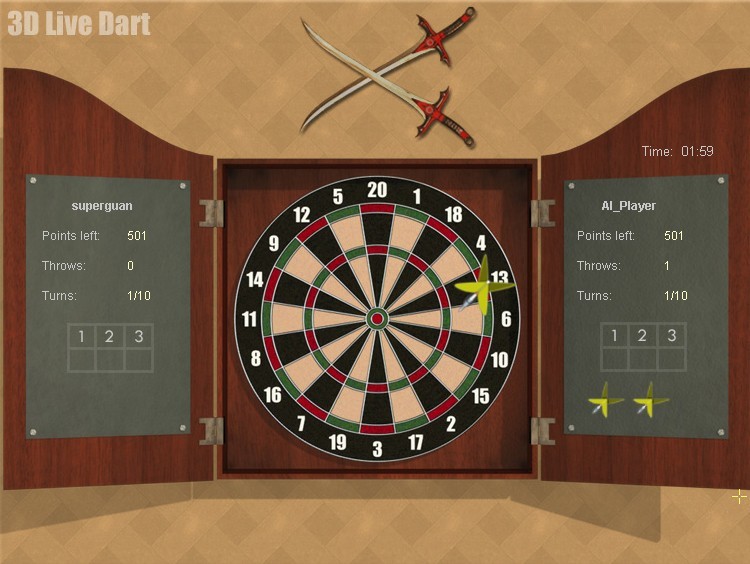 3D Live Darts 1.088