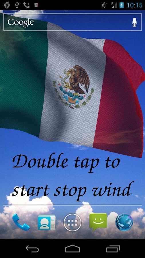 3D Mexico Flag Live Wallpaper+ 2.0.6
