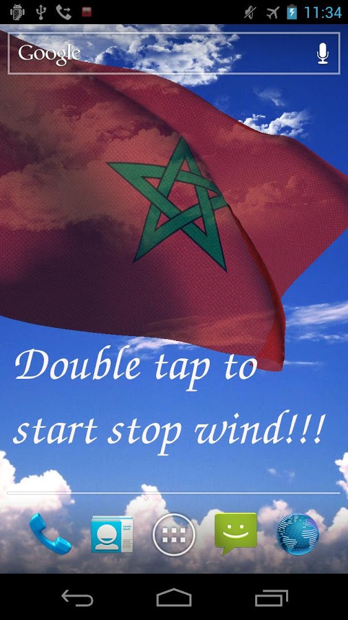 3D Morocco Flag LWP + 2.0.6