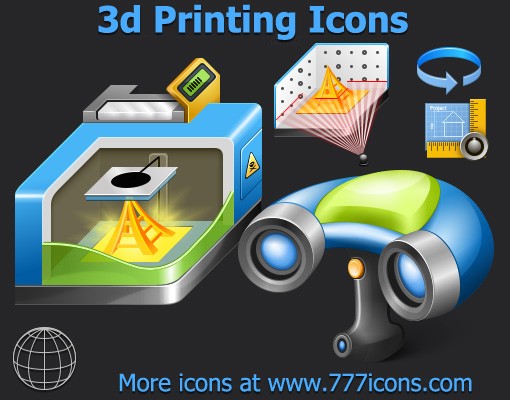 3D Printing Icons 2015.1