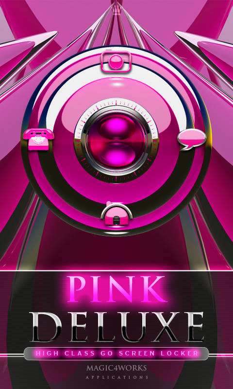 3D screen locker deluxe pink 1.0