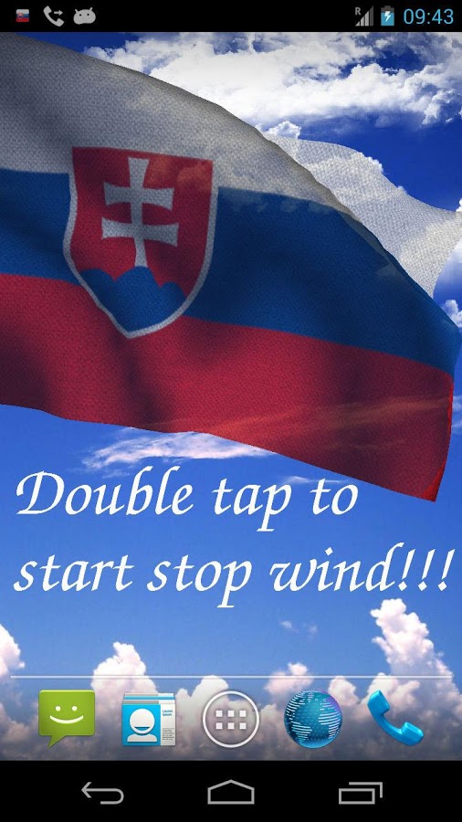 3D Slovakia Flag LWP + 2.0.6