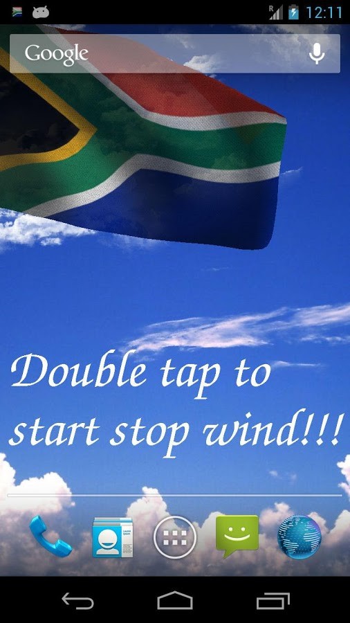 3D South Africa Flag LWP + 2.0.6
