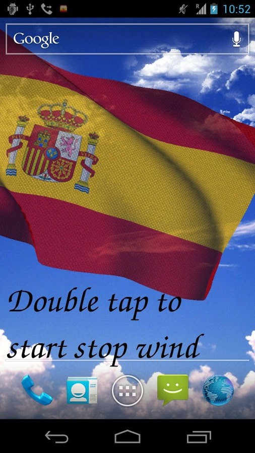3D Spain Flag Live Wallpaper + 2.0.6