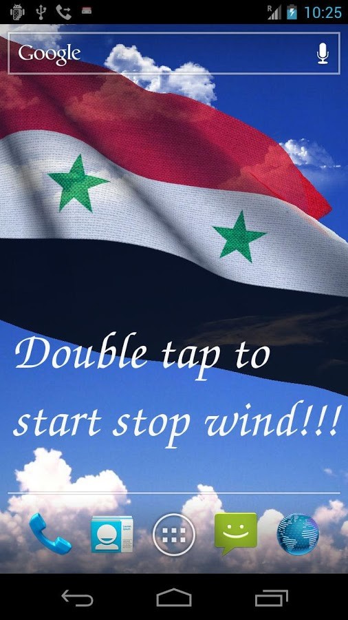 3D Syria Flag Live Wallpaper + 2.0.6