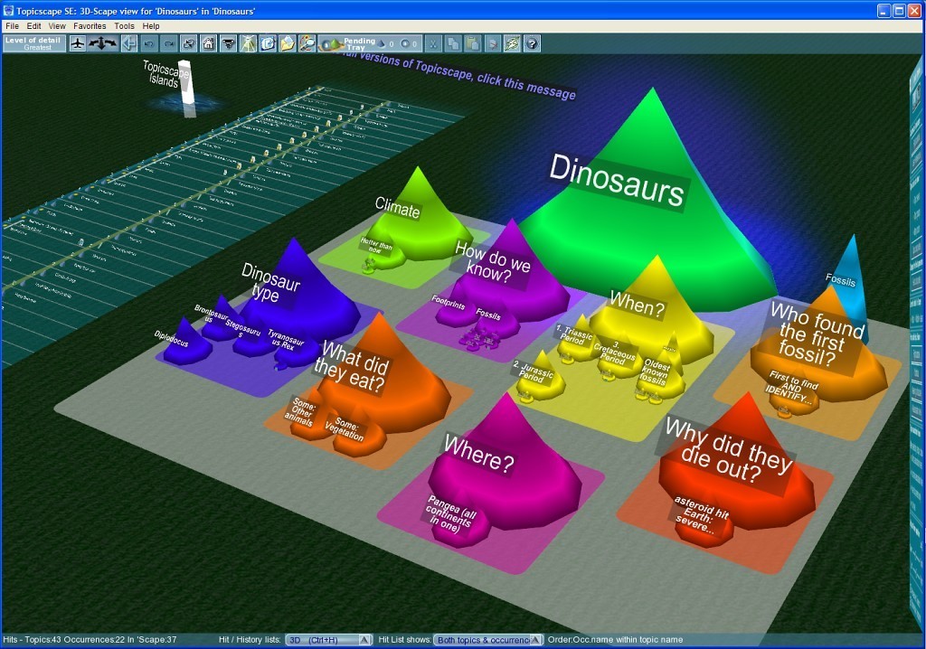 3D Topicscape Student Edition 2.0