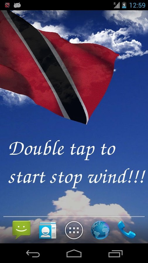 3D Trinidad & Tobago Flag LWP+ 2.0.6