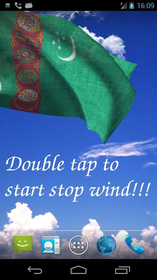 3D Turkmenistan Flag LWP + 2.0.6