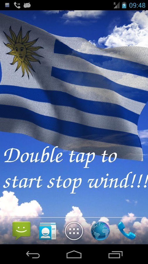 3D Uruguay Flag LWP + 2.0.6