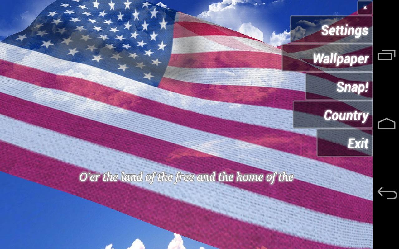 3D US Flag Live Wallpaper + 2.0.6