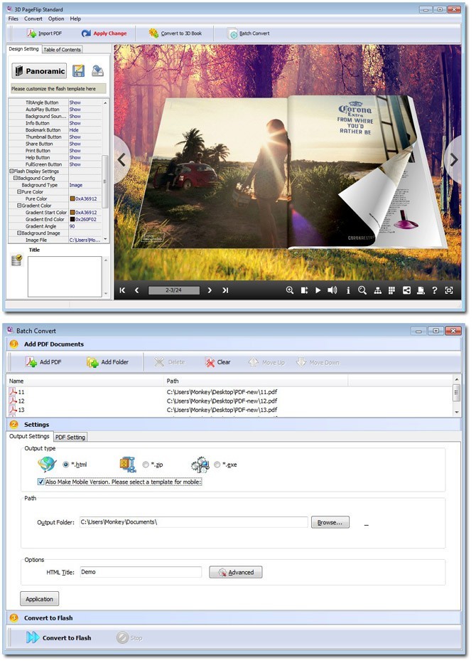 3DPageFlip for OpenOffice - freeware 2.0