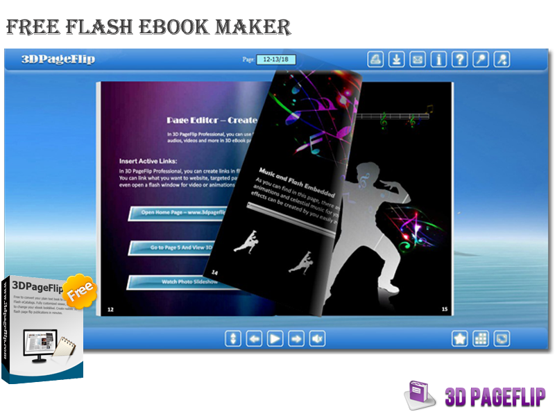 3DPageFlip Free Flash eBook Maker 1.0