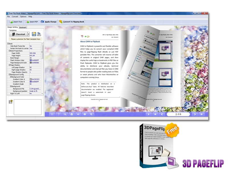 3DPageFlip Free Flip Book Maker 1.0