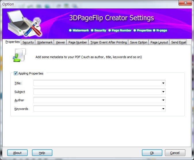 3DPageFlip PDF Creator - freeware 2.0