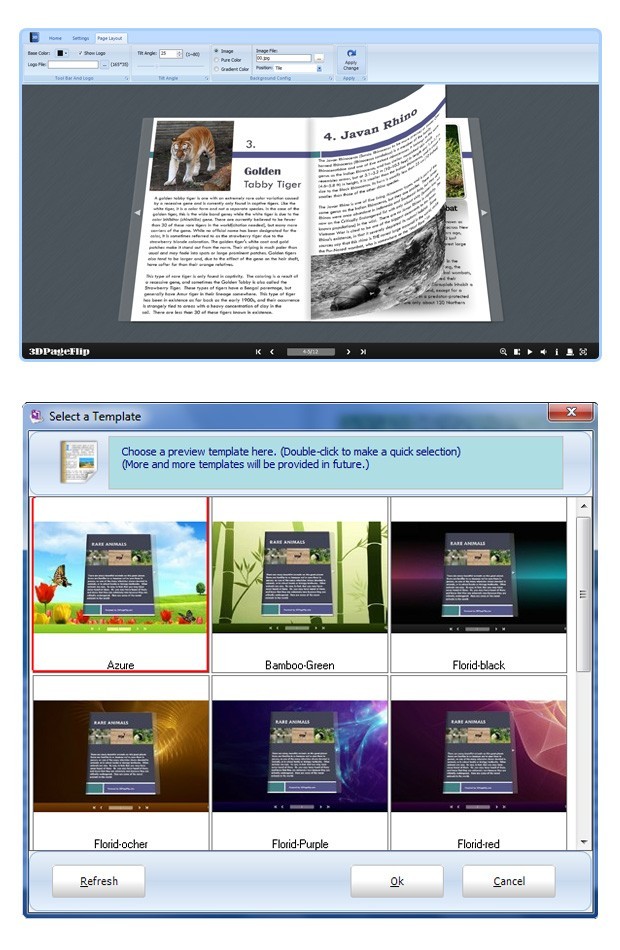 3DPageFlip PDF to Flash - freeware 1.9