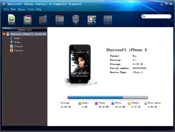 3herosoft iPhone Contact to Computer Transfer 3.8.2.0415