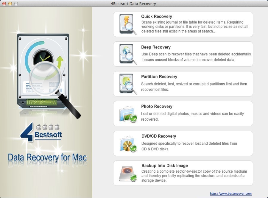 4Bestsoft Data Recovery For Mac 1.2.07