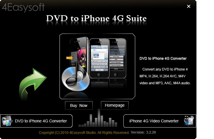 4Easysoft DVD to iPhone 4G Suite 3.3.08