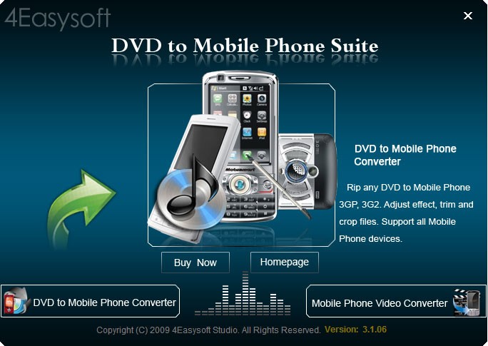 4Easysoft DVD to Mobile Phone Suite 3.2.10