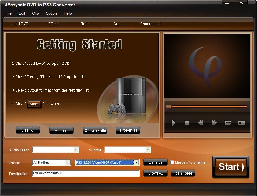 4Easysoft DVD to PS3 Converter 3.1.10