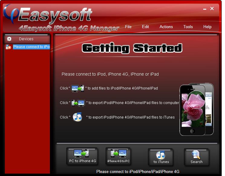 4Easysoft iPhone 4G Manager 3.2.10