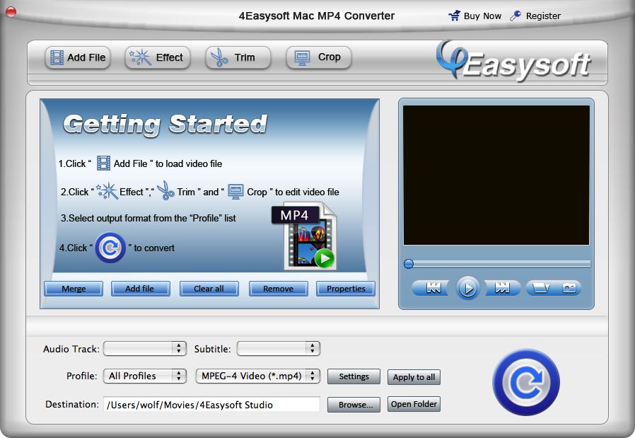 4Easysoft Mac MP4 Converter 3.3.12