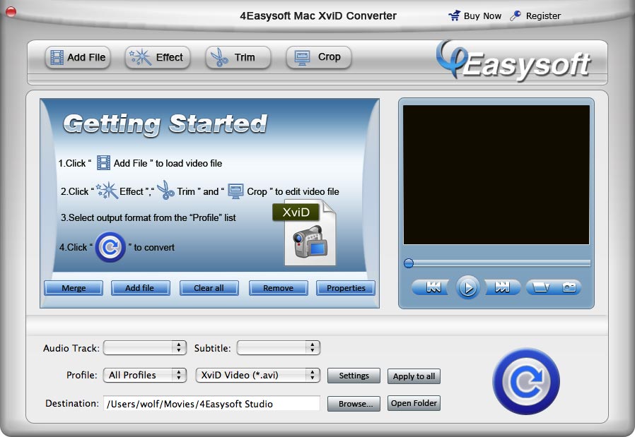 4Easysoft Mac XviD Converter 3.2.18