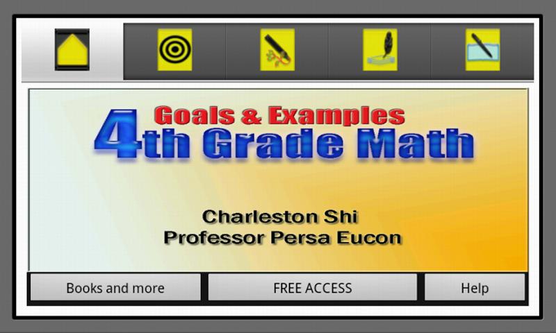 4th Grade Math, Goals&Examples 1.2