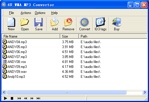 4U WMA MP3 Converter 3.0.8
