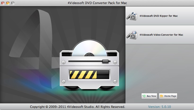 4Videosoft DVD Converter Pack for Mac 5.1.58