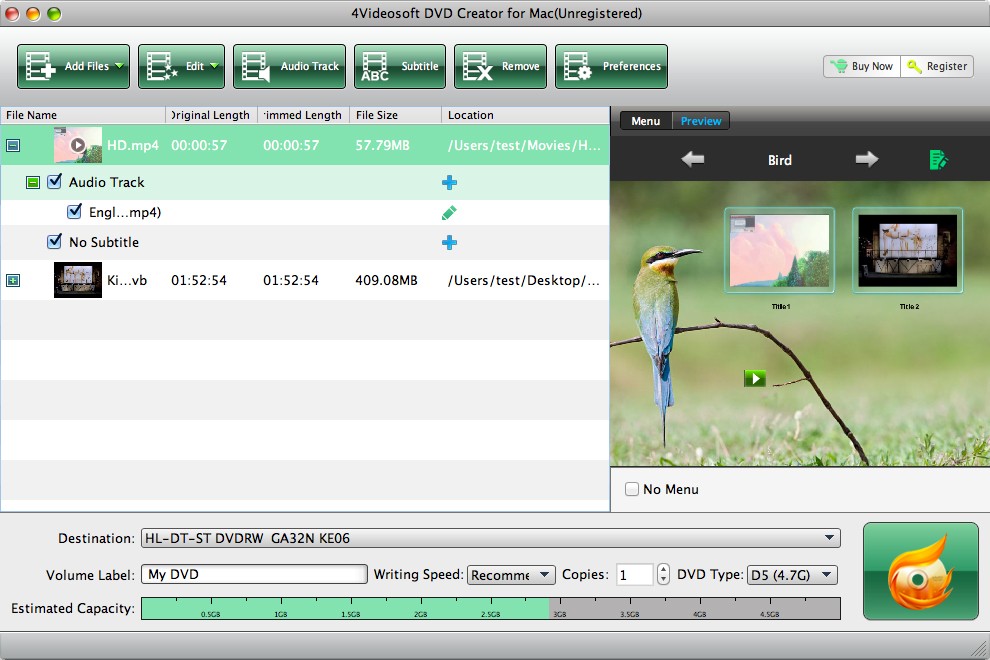 4Videosoft DVD Creator for Mac 5.1.8